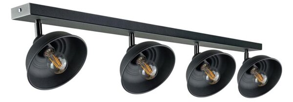 Faretto FAUN 4xE27/60W/230V nero