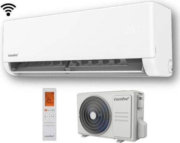Comfee Climatizzatore 9000 Btu Inverter Monosplit Condizionatore con Pompa di Calore Classe A++/A+ Gas R32 Wi-Fi (Unit Interna + Unit Esterna) - 