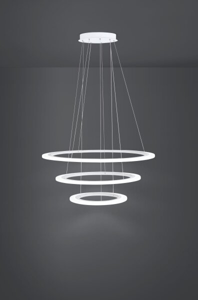 Eglo 39274-LED Lampadario a sospensione con cavo PENAFORTE LED/45W/230V+LED/33W+LED/19,5W