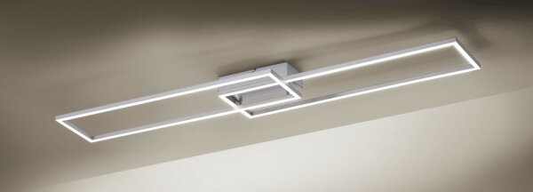 Leuchten Direkt 14019-55 - Lampadario a plafone LED dimmerabile IVEN 2xLED/20W/230V