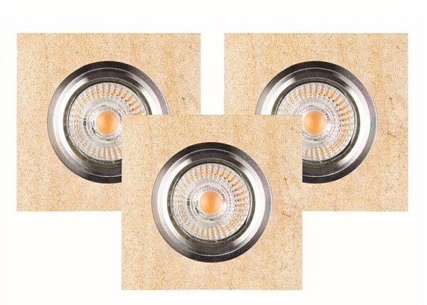 Spot-Light 2515339 Set 3x LED incasso VITAR 1xGU10/5W/230V sabbia