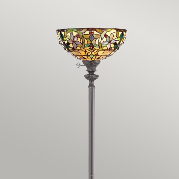 Elstead QZ-KAMI-UL - Lampada da terra Tiffany KAMI 1xE27/100W/230V