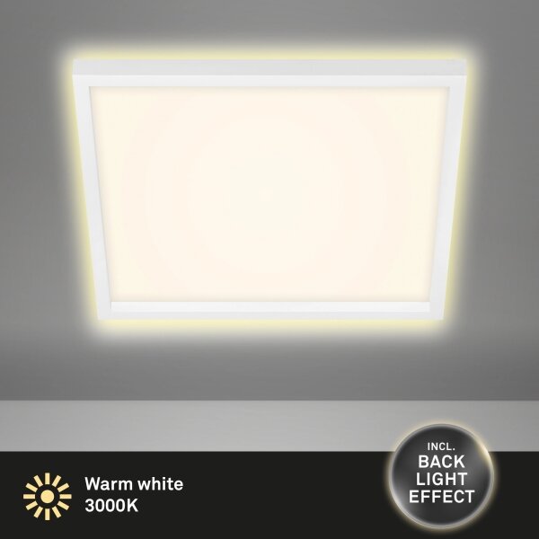 Briloner 7364-016 - Plafoniera LED CADRE LED/22W/230V 42,2x42,2 cm bianca