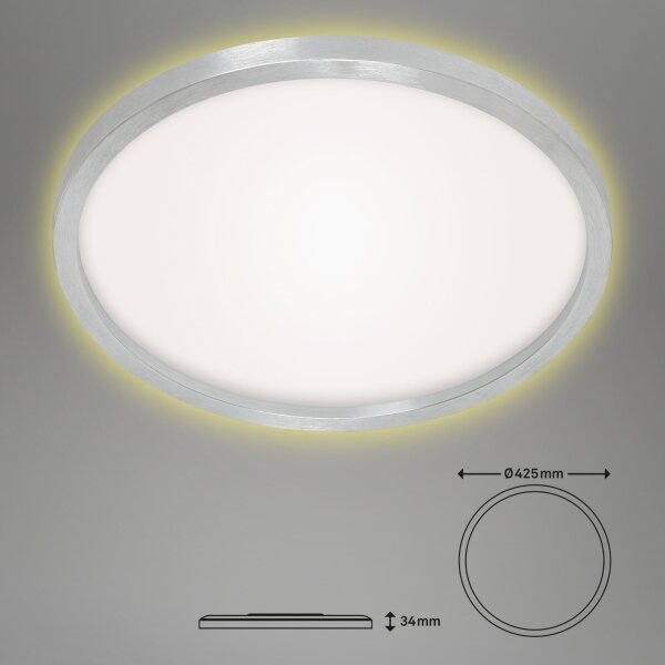 Briloner 7363-019 - Plafoniera LED CADRE LED/22W/230V d. 42,5 cm