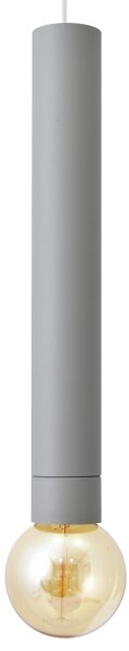 LED Lampadario su corda TUBA 1xGU10/20W/230V grigio