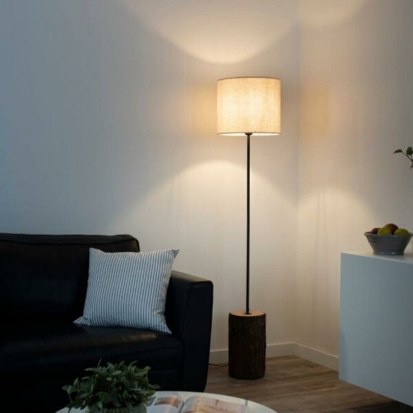 Leuchten Direkt 11234-79 - Lampada da terra BARK 1xE27/40W/230V