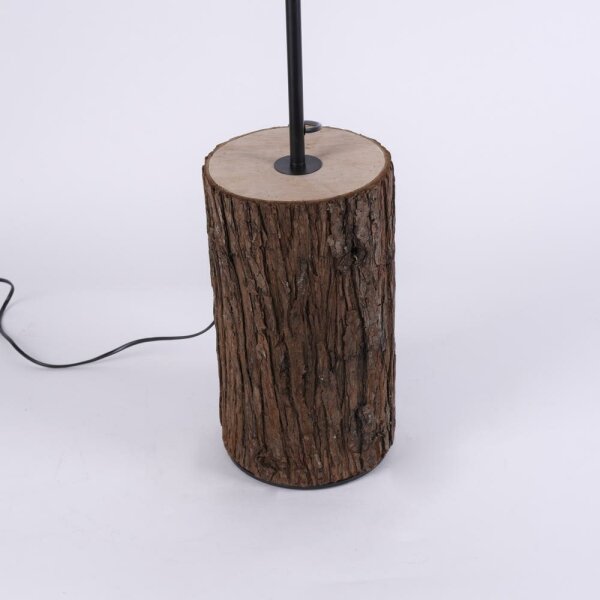 Leuchten Direkt 11234-79 - Lampada da terra BARK 1xE27/40W/230V
