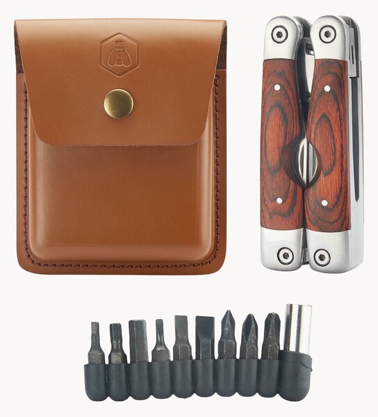 Utensile multifunzione con custodia in pelle Pia