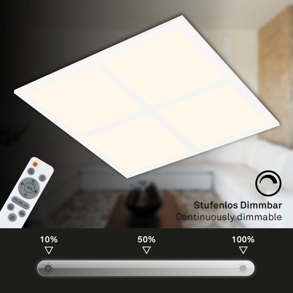Briloner 7387-016 - Plafoniera dimmerabile RGBW LED/24W/230V + +TC