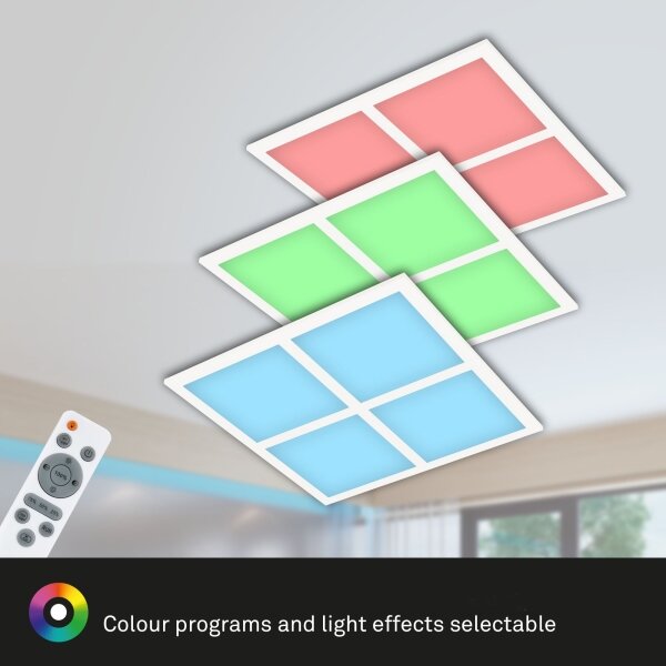 Briloner 7387-016 - Plafoniera dimmerabile RGBW LED/24W/230V + +TC