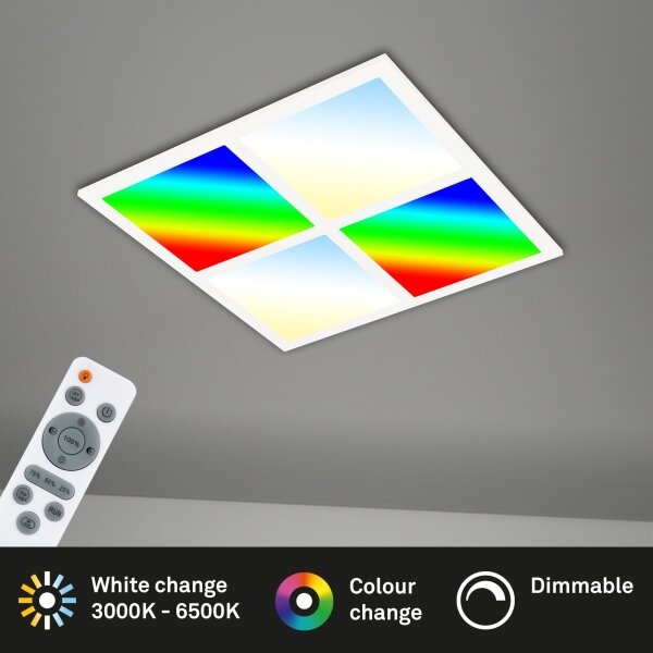 Briloner 7387-016 - Plafoniera dimmerabile RGBW LED/24W/230V + +TC