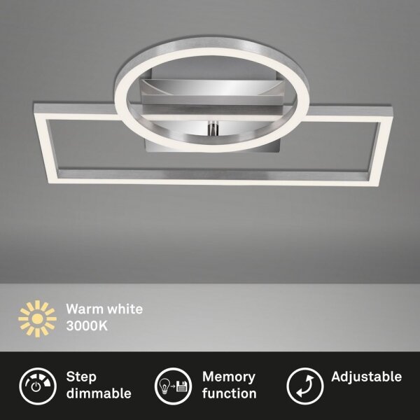 Briloner - Plafoniera LED dimmerabile FRAMES LED/19W/230V