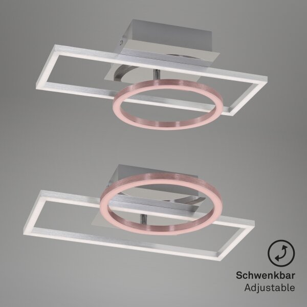 Briloner - Plafoniera LED dimmerabile FRAMES LED/19W/230V