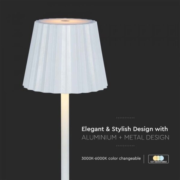 LED Lampada da tavolo ricaricabile dimmerabile LED/4W/5V 3000-6000K 1800 mAh bianco