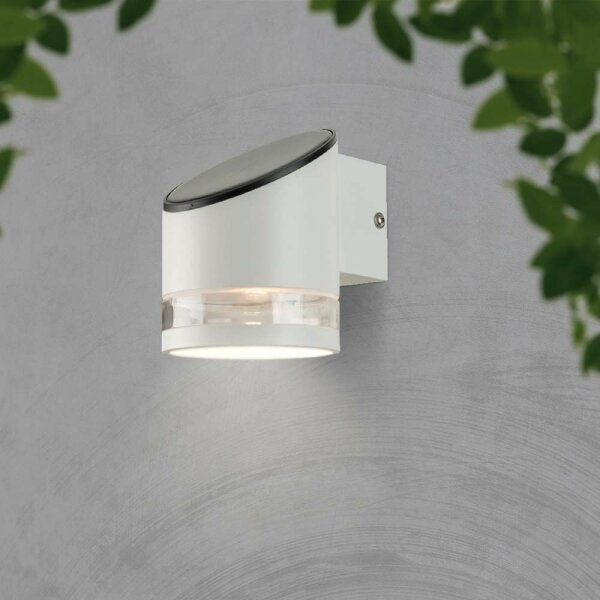 Applique a LED solare con sensore LED/1W/3,7V IP54 3000K 1200 mAh bianco