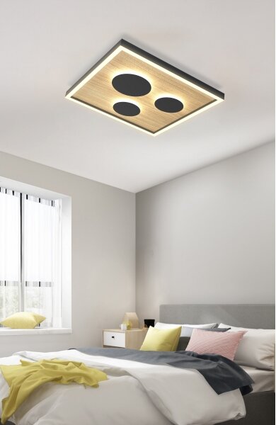 Wofi 9012-306S - Plafoniera LED dimmerabile DIJON LED/26W/230V