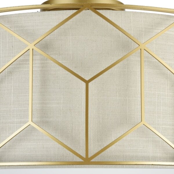 Maytoni H223-PL-03-G - Plafoniera MESSINA 3xE27/60W/230V