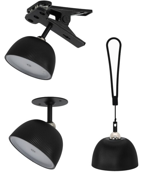 LED Lampada da tavolo ricaricabile dimmerabile LED/3,5W/5V 3000/4000/6500K nero