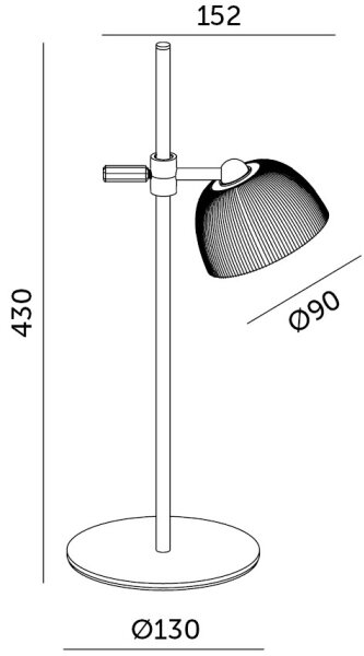 LED Lampada da tavolo ricaricabile dimmerabile LED/3,5W/5V 3000/4000/6500K nero