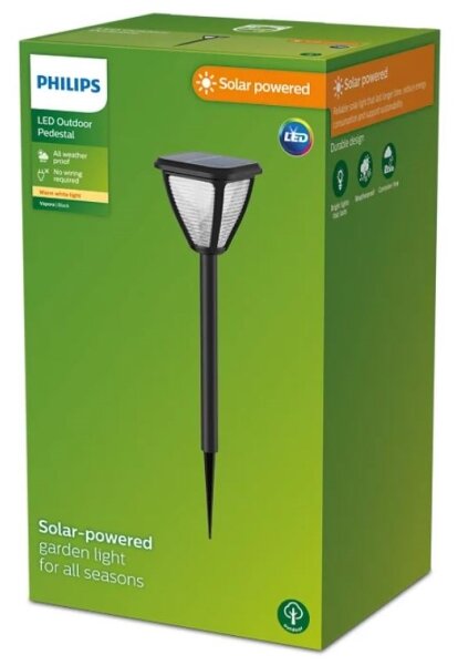Philips - Lampada solare LED VAPORA LED/1,5W/3,7V 1500 mAh IP44