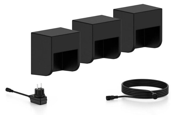 Philips - SET 3x Applique a LED da esterno GRITS LED/1,5W/24/230V IP44