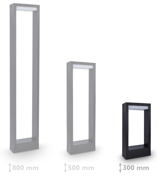 Brilagi - Lampada LED da esterno RAGUSA LED/7W/230V 3000/4000/6000K IP54 30 cm