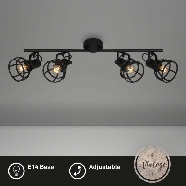 Briloner 2669-045 - Faretto RETRO 4xE14/25W/230V