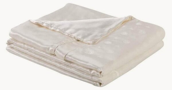 Piumino in seta di gelso jacquard fatto a mano Alamea, medio