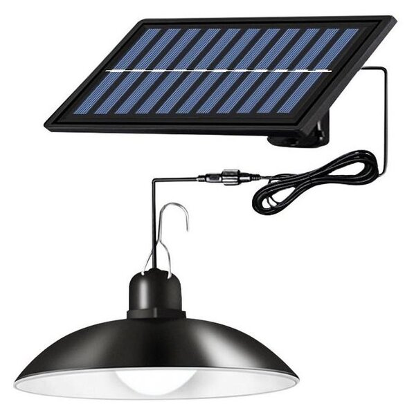 Lampadario solare LED dimmerabile su cavo LED/1,8W/3,7V IP44 6500K 1600 mAh + telecomando
