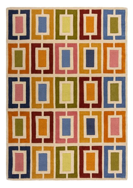 Tappeto in lana tessuto a mano 160x230 cm Retro Blocks - Flair Rugs