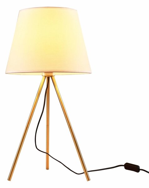 Lampada da tavolo ELENA 1xE27/20W/230V bianco