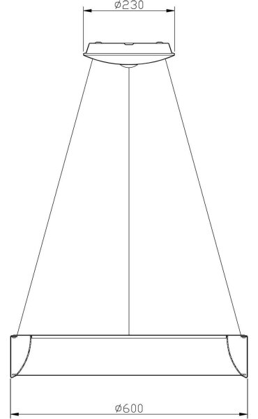 Deko-Light 342125 - Lampadario LED dimmerabile SCULPTORIS LED/27W/230V 4000K diametro 60cm