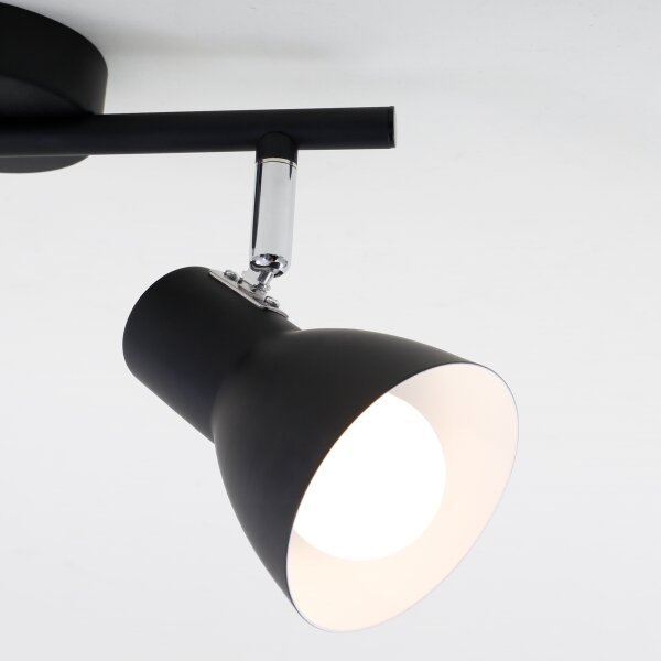 Briloner 10698891 - Faretto 2xE14/25W/230V nero