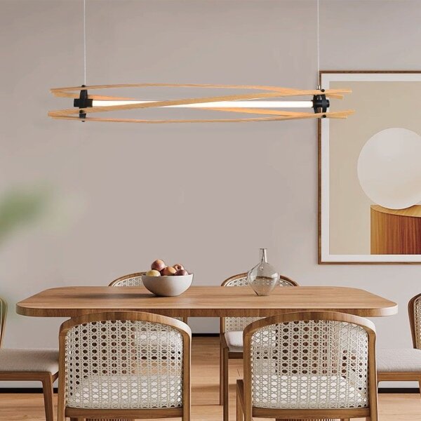 Lampadario LED a sospensione con filo LED/15W/230V 3000K marrone