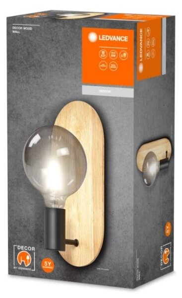 Ledvance - Applique DECOR WOOD 1xE27/8W/230V