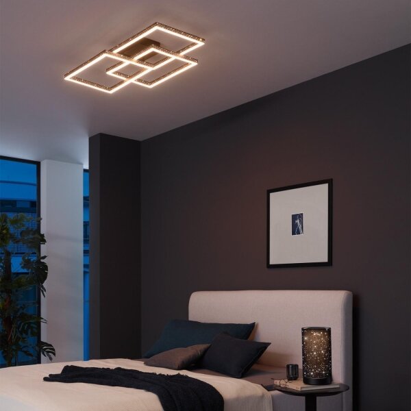 Brilo - Plafoniera LED dimmerabile FRAME LED/57W/230V 3000K nero