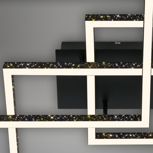 Brilo - Plafoniera LED dimmerabile FRAME LED/57W/230V 3000K nero