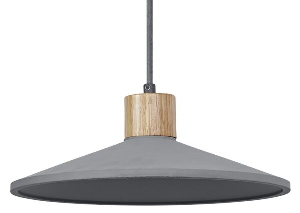 Ledvance - Lampadario a sospensione con filo DECOR CONCRETE 1xE27/15W/230V diametro 32 cm calcestruzzo grigio