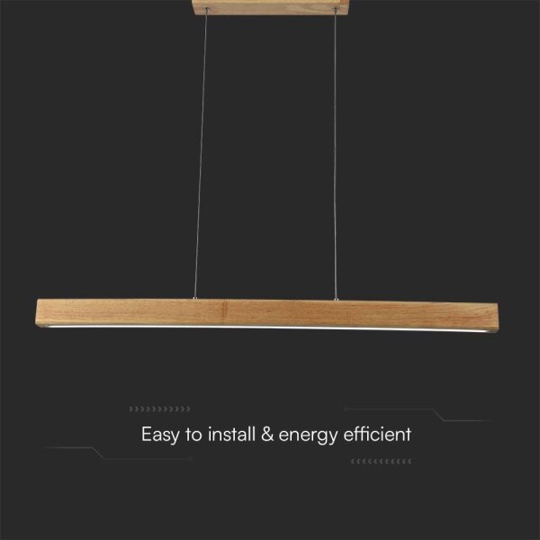 Lampadario LED a sospensione con filo LED/12W/230V 4000K marrone