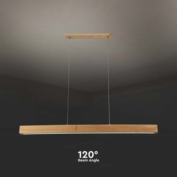 Lampadario LED a sospensione con filo LED/12W/230V 4000K marrone