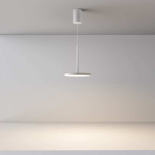 Maytoni P076PL-L12W3K-W - Lampadario LED a sospensione con filo PLATO LED/12W/230V 3000K bianco