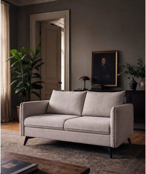 Divano beige 138 cm Juli Bis - Ropez
