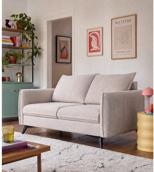 Divano beige 138 cm Juli Bis - Ropez