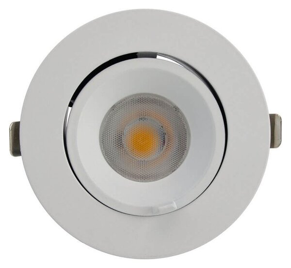 Faro LED da Incasso 15W CCT Orientabile foro Ø100mm con driver Philips Colore Bianco Variabile CCT