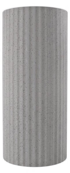 Applique in Cemento Scuro Rigato GU10 IP65 Bidirezione - NOVILUMIO