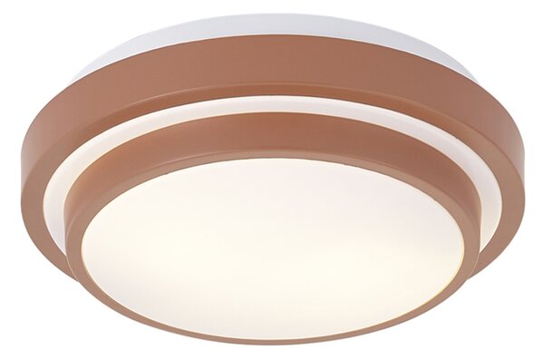 Plafoniera moderna Sienna con bianco 34cm IP44 - Walden