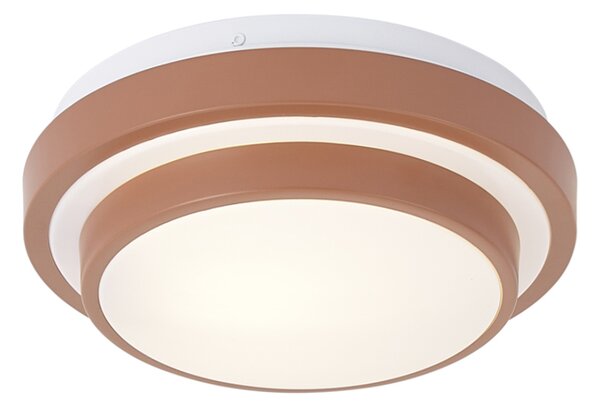 Plafoniera moderna Sienna con bianco 25cm IP44 - Walden