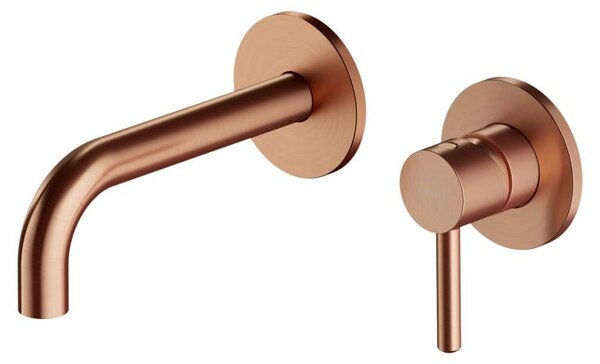 Omnires Y Y1215HCPB Miscelatore lavabo da incasso, rame spazzolato