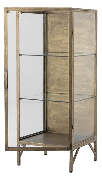 Vetrina dorata in metallo 45x110x40 cm Saone – Bloomingville