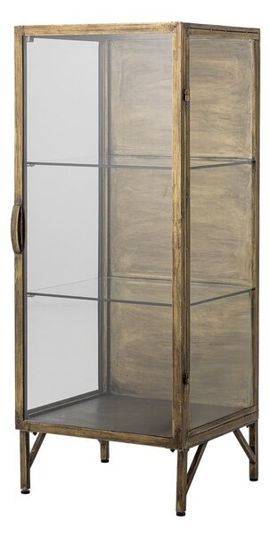 Vetrina dorata in metallo 45x110x40 cm Saone – Bloomingville